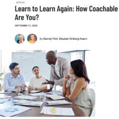 Our latest Inside Supply Management Magazine leadership column