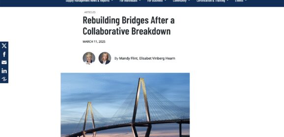 Featured in Inside Supply Management Magazine